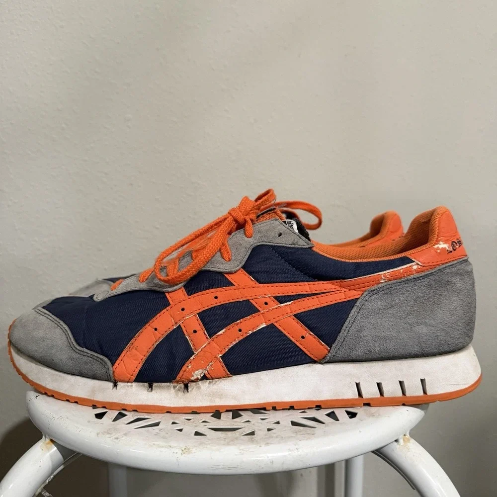 Onitsuka Tiger X-Caliber Sneakers Trainers Orange And Navy Men's 13
